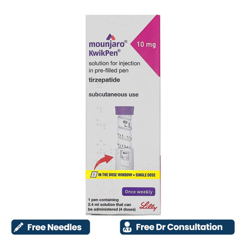 Free Prescription + Mounjaro 10mg + Free Needles
