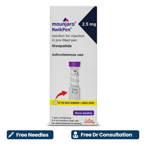 Free Prescription + Mounjaro 2.5mg + Free Needles