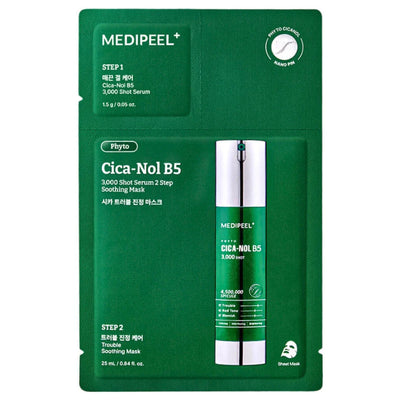 MEDI-PEEL Phyto Cica-Nol B5 3000 Shot Serum 2 Step Mask 1.5g+25ml