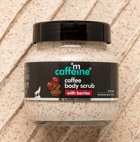 mCaffeine Coffee Body Scrub With Berries 200 Gm