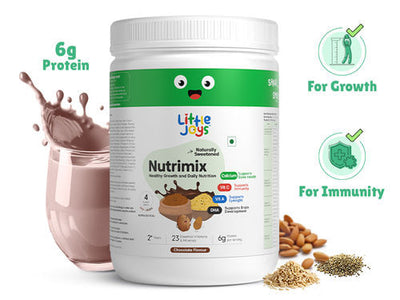 Little Joys NutriMix Powder Chocolate I Complete Nutrition Drink for Kids 400 Gm