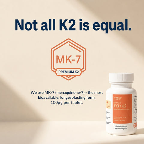 Valeo Vitamin D3 + K2 - 90 tablets