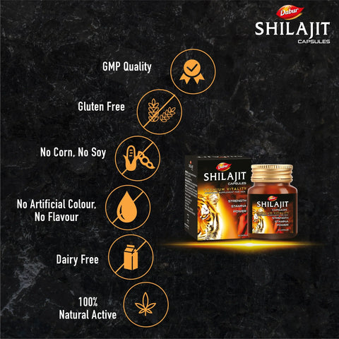 Dabur Shilajit + Mars Surge Max Combo