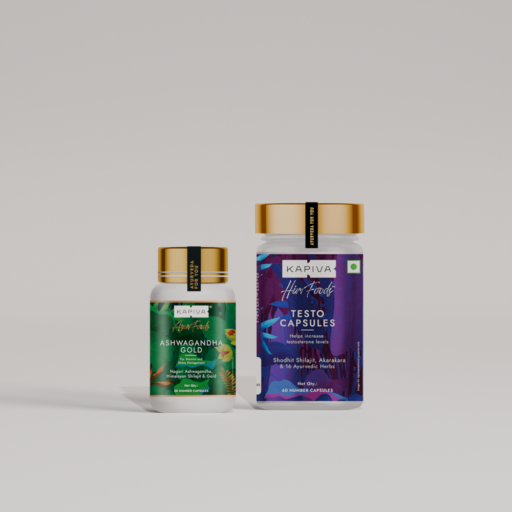 Kapiva Ashwagandha 30 & Testo Combo