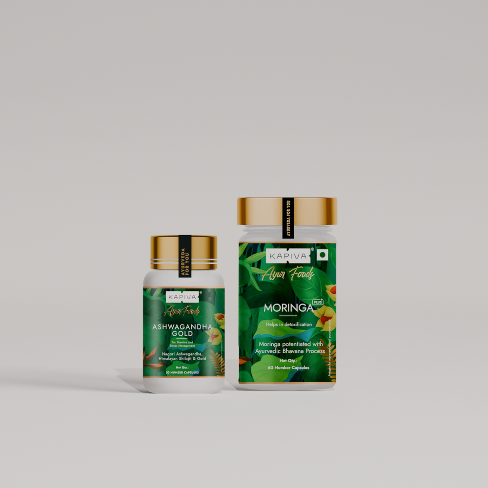 Kapiva Ashwagandha 30 & Moringa Combo