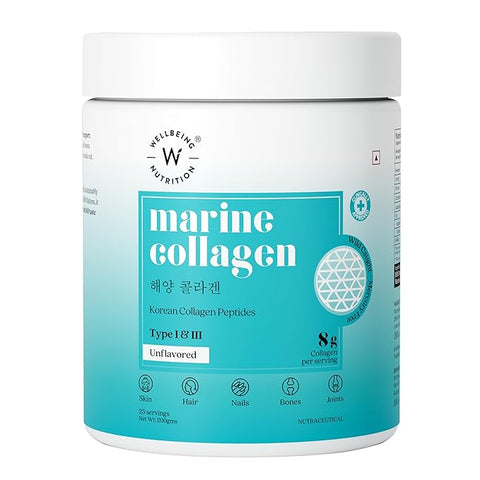 SugarBear Hair Vitamins, 60 Vegan Gummies + Mamaearth Skin Plump Face Serum- 30 ml + WN Marine Collagen