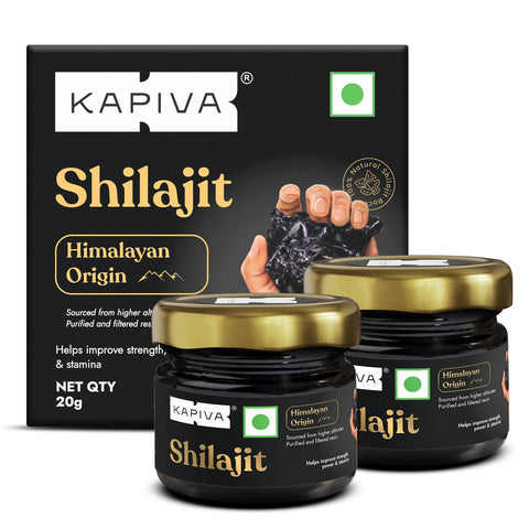 Kapiva Himalayan Shilajit Resin 20g Pack of 2