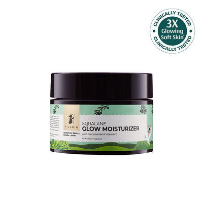 PILGRIM Squalane Glow Moisturizer with Niacinamide & Vitamin C 8g