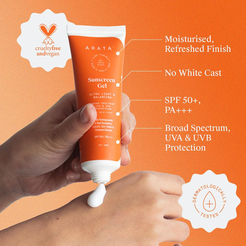 ARATA Sunscreen Gel 50 ml