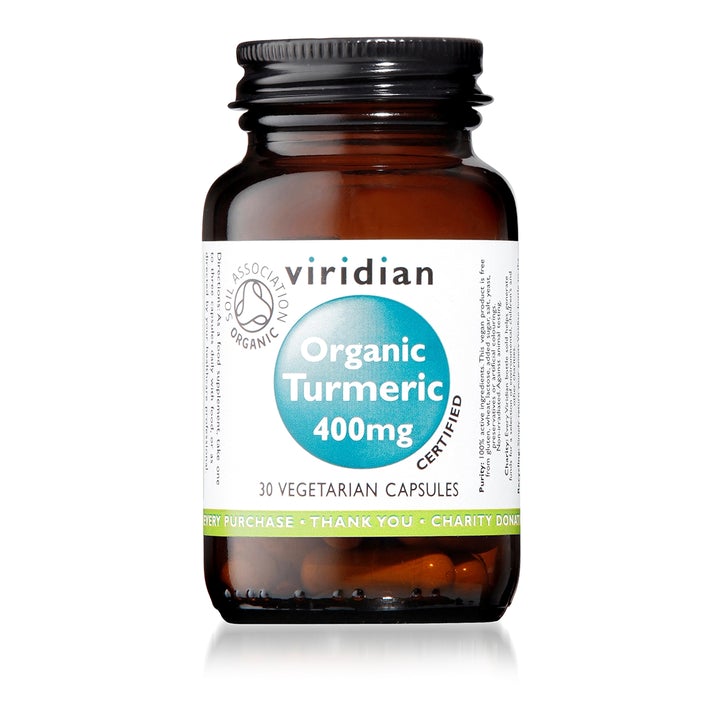 Viridian Organic Turmeric 400mg 30 Veg Caps