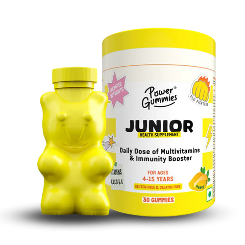 NATURE'S TRUTH KIDS BLACK ELDERBERRY WITH VITAMIN C, ZINC +  Power Gummies Junior Daily dose of multivitamin and Immunity Booster 30 Gummies