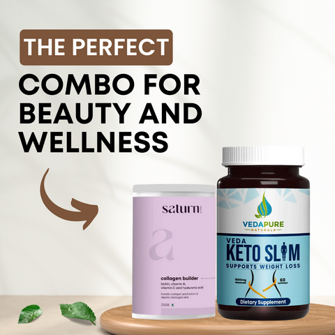 Vedapure Keto Slim and Saturn Collagen Builder Combo