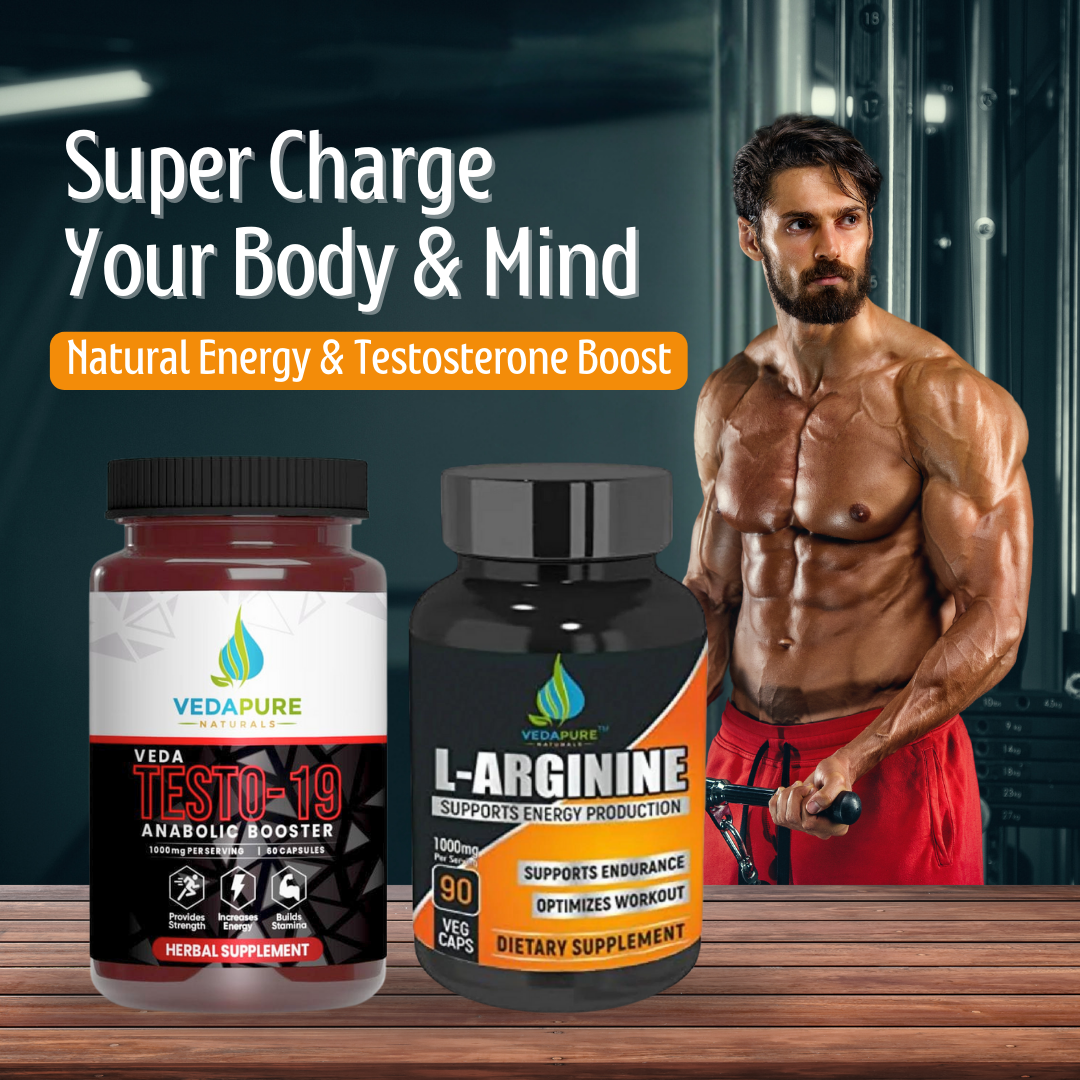 Vedapure Testosterone Booster & Vedapure L-Arginine