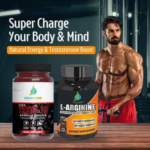 Vedapure Testosterone Booster & Vedapure L-Arginine