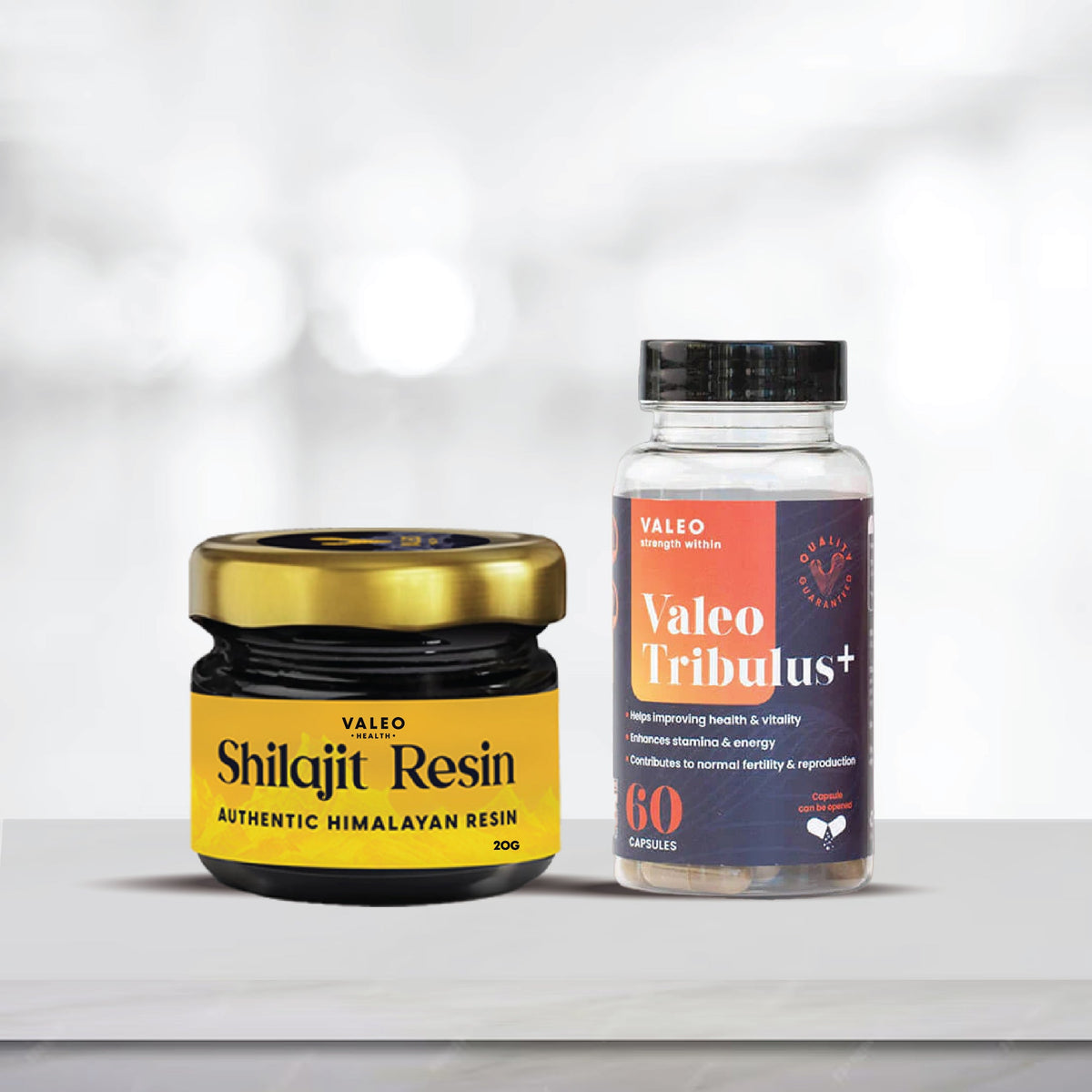 Valeo shilajit + Valeo Tribulus 60