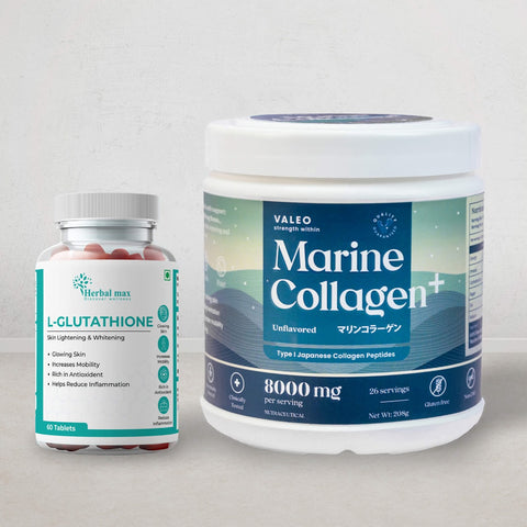 Valeo Marine Collagen + Herbal Max L-Glutathione