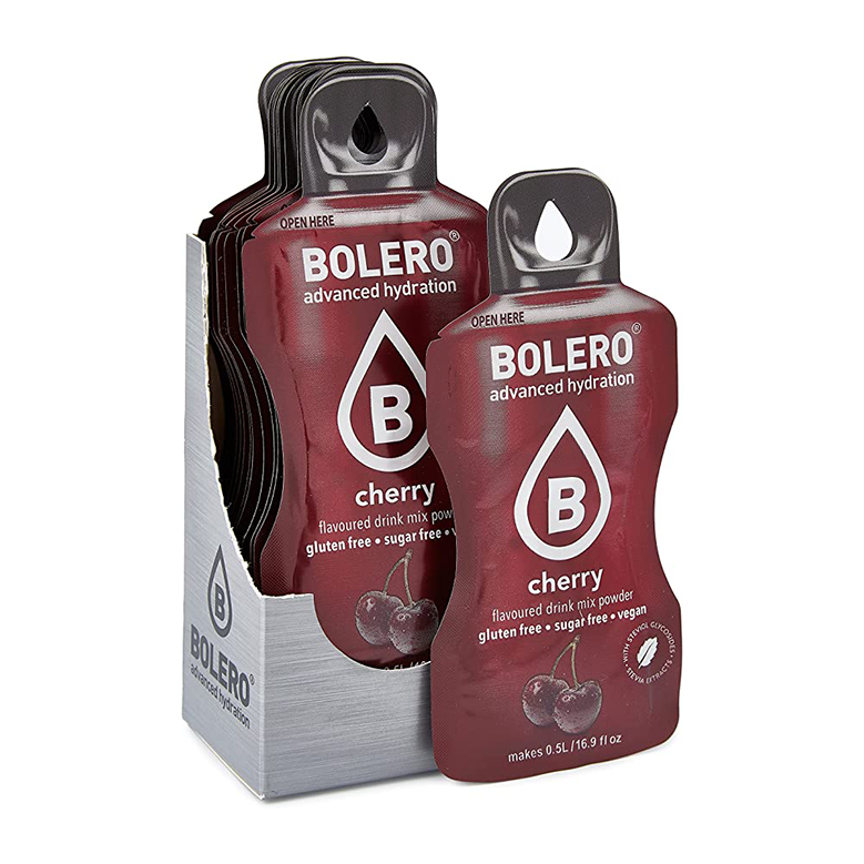 Bolero Advanced Hydration, Cherry Flavour, 3g/pc, Pack Of 12