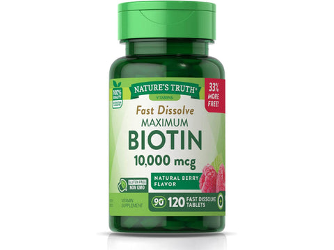 Nature's Truth Biotin 10,000mcg, 120 tablets