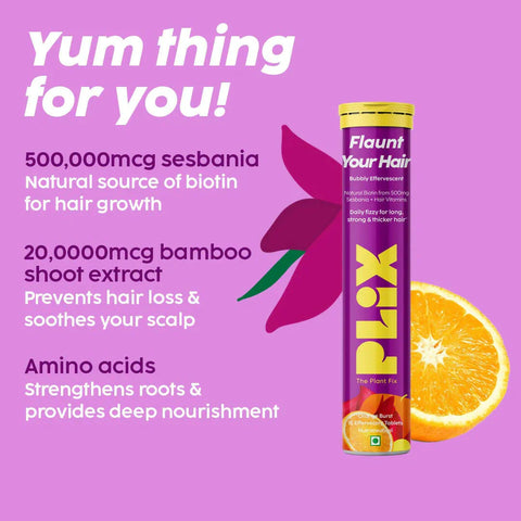 Wellbeing Nutrition Skin Fuel With Glutathione And Collagen + FREE Plix Flaunt Your Hair Orange Burst 15 Effervescent Tablets Combo