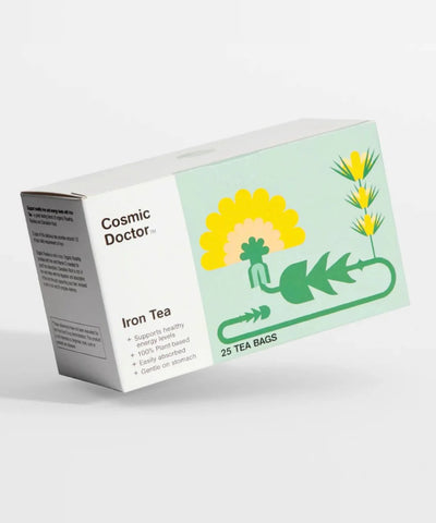 Cosmic Doctor Iron Tea – Food-Based Iron Support for Energy & Vitality (Doctor Curated)