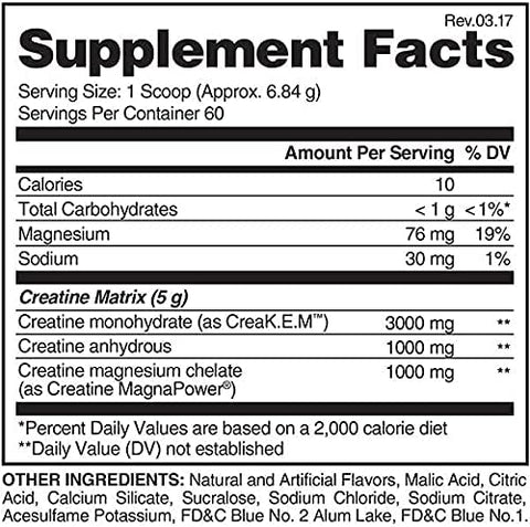 Evogen Creatine Monohydrate