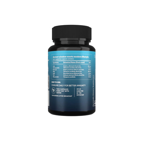 Aadar Immunity Pro Capsules - Herbal Ayurvedic Supplement, 60 Count