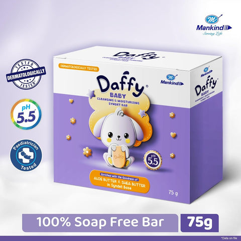 Daffy Baby Soap with Aloe & Shea Butter - Moisturising, 75g