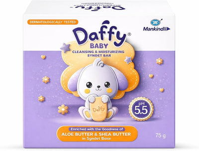 Daffy Baby Soap with Aloe & Shea Butter - Moisturising, 75g