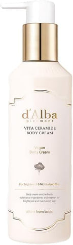 d'Alba Vita Ceramide Body Cream - Vitamin C & Ceramide, 270ml