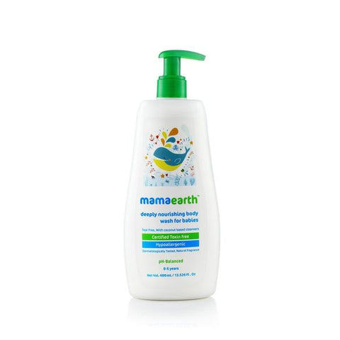 Mamaearth Deeply Nourishing Body Wash For Babies (400ml)