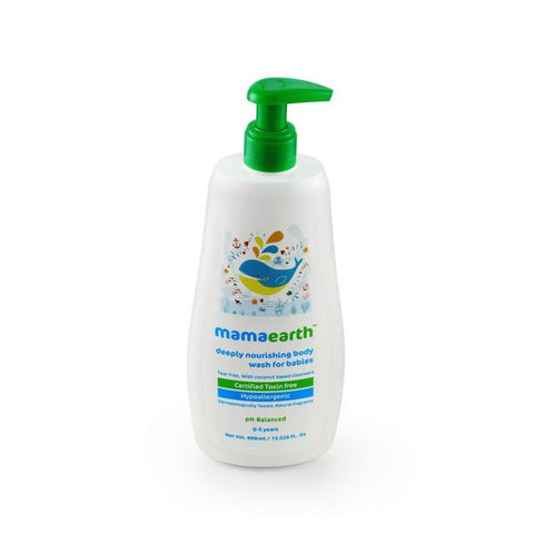 Mamaearth Deeply Nourishing Body Wash For Babies (400ml)