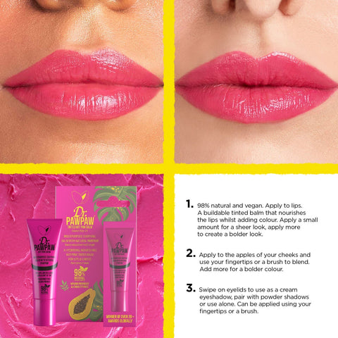 Dr. Pawpaw Hot Pink Balm For Lips And Skin, 1 X 10Ml - Image 3