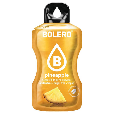 Bolero Advanced Hydration, Pineapple Flavour, 3g/pc, Pack Of 12