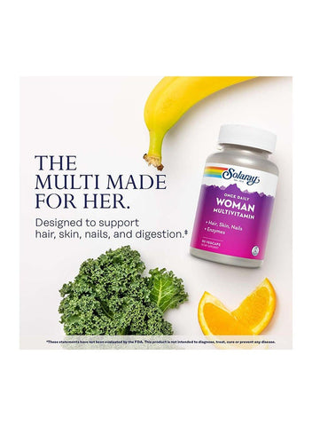 Solaray Once Daily Woman Multivitamins V-Cap 90's