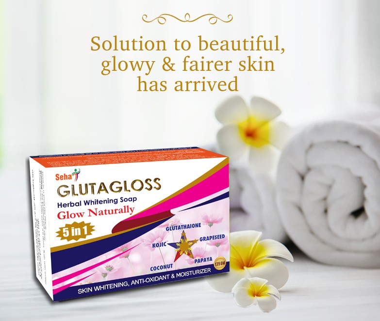 Glutagloss Herbal Whitening Soap 135gms