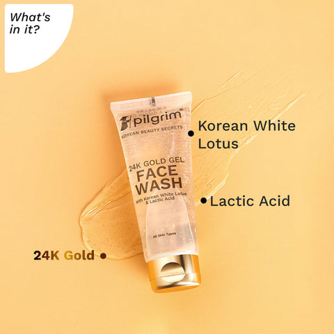 Pilgrim 24k Gold Gel Facewash