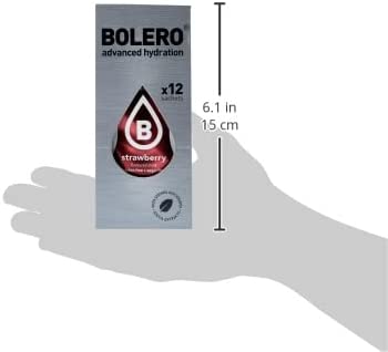 Bolero Advanced Hydration, Strawberry Flavour, 9g/pc, Pack Of 12