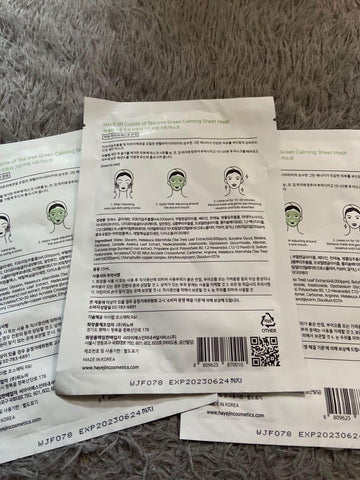 Hayejin Green Calming Sheet Mask 25 ml