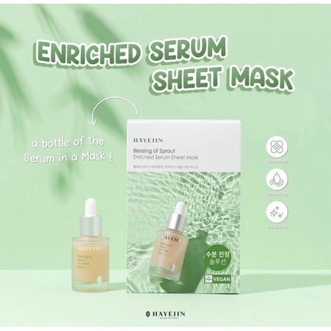 Hayejin Blessing of Sprout Enriched Serum Sheet Mask