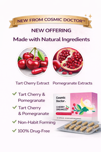 Cosmic Doctor Cherry Dreamzzz – Natural Sleep Support with Tart Cherry & Pomegranate (Doctor Curated)