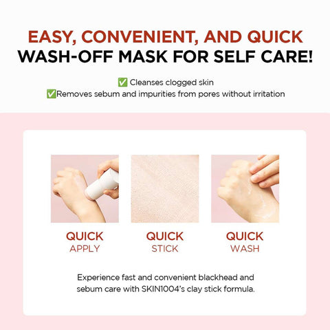 SKIN1004 MADAGASCAR CENTELLA POREMIZING QUICK CLAY STICK MASK 27G - Image 4