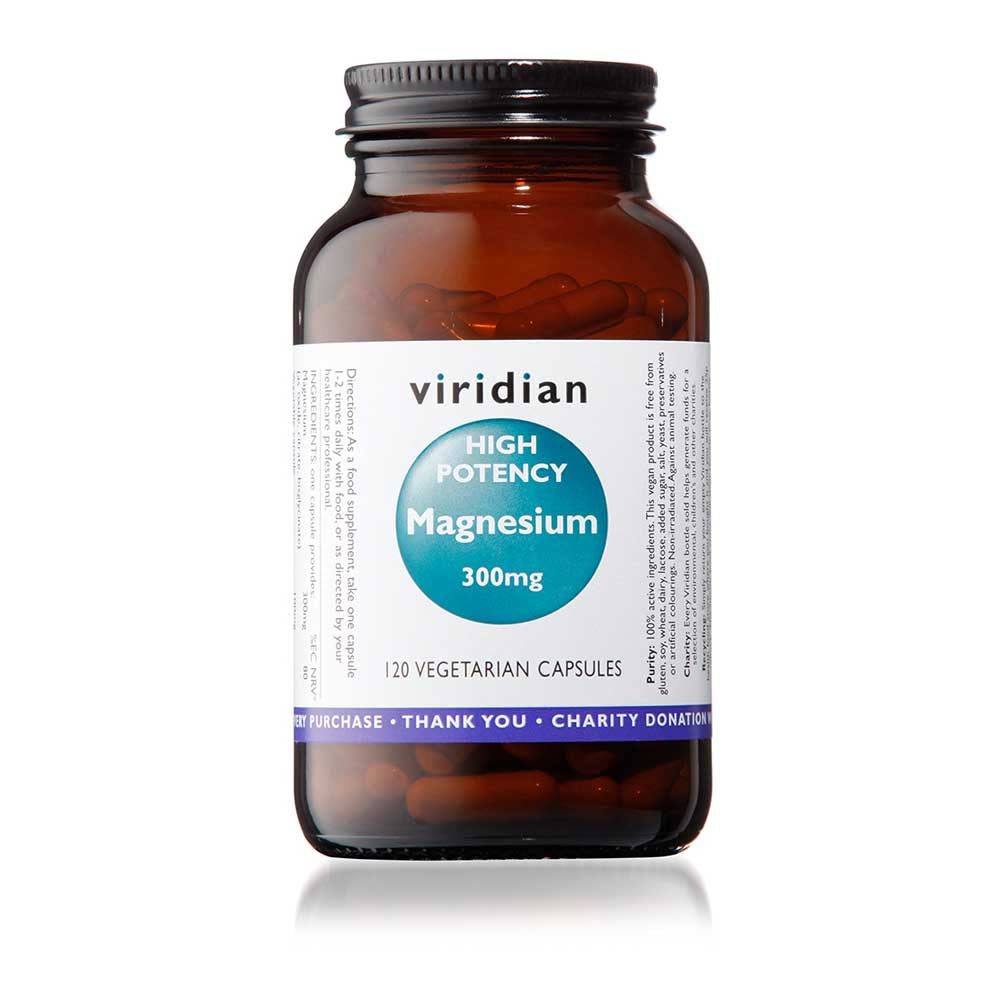 Viridian HighPotency Magnesium 300mg 120 Veg Caps