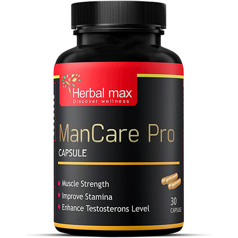 Herbal Max ManCare Pro 30 Capsule + Kapiva Shilajit Gold Capsules 30 capsules