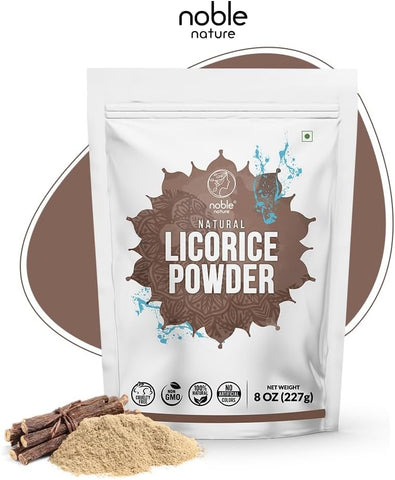 Noble Herbal Licorice Powder - Natural Mulethi, 227g