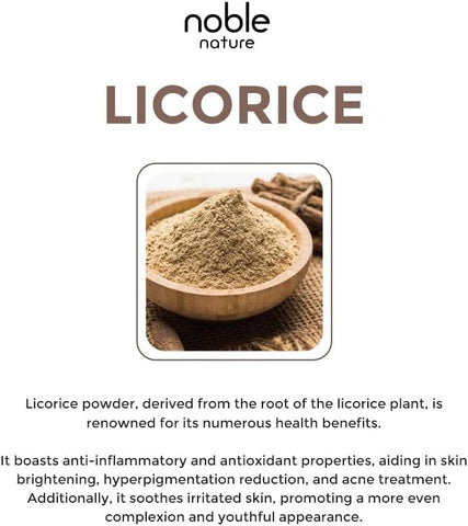 Noble Herbal Licorice Powder - Natural Mulethi, 227g