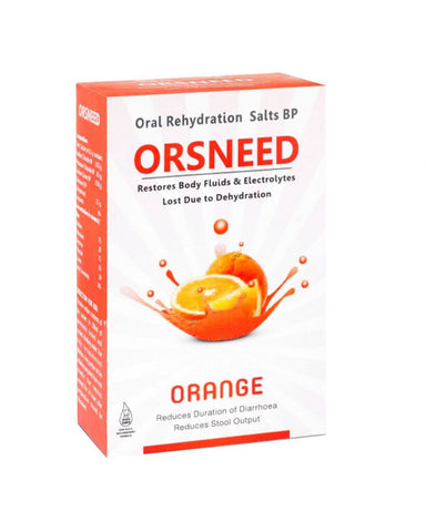 Orsneed Orange Oral Rehydration Salts BP For Oral Solution 4.2 g, 10 Sachets