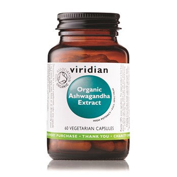 Viridian Organic Ashwagandha Extract 60 Veg Caps