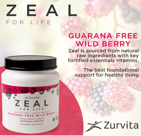 Zurvita ZEAL for Life Nutritional Drink Mix Wild Berry 420 gm