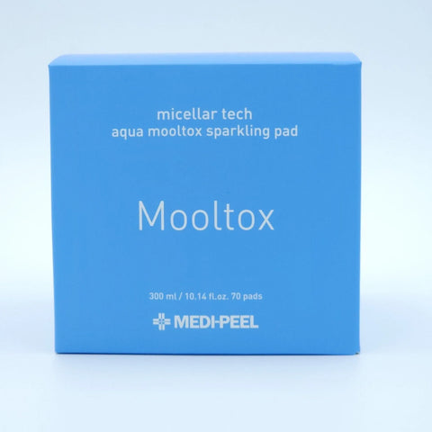 MEDI-PEEL Aqua Mooltox Sparkling Pad 70 pads Smooth K-Beauty 300ml