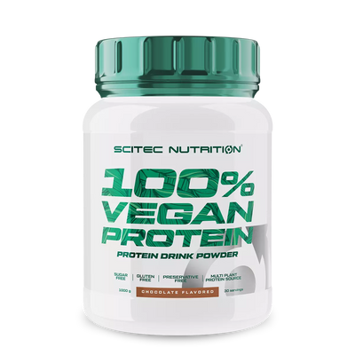 Scitec Nutrition 100% Vegan Protein- Chocolate Flavor, 1 Kg